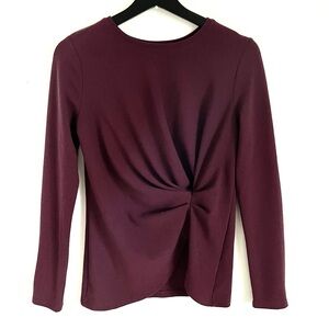 Halogen Twist Long Sleeve Blouse Top Size XS EUC